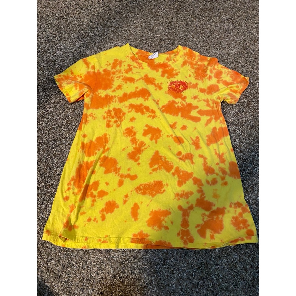 Empyre Yellow and Orange Tie-Dye T-Shirt